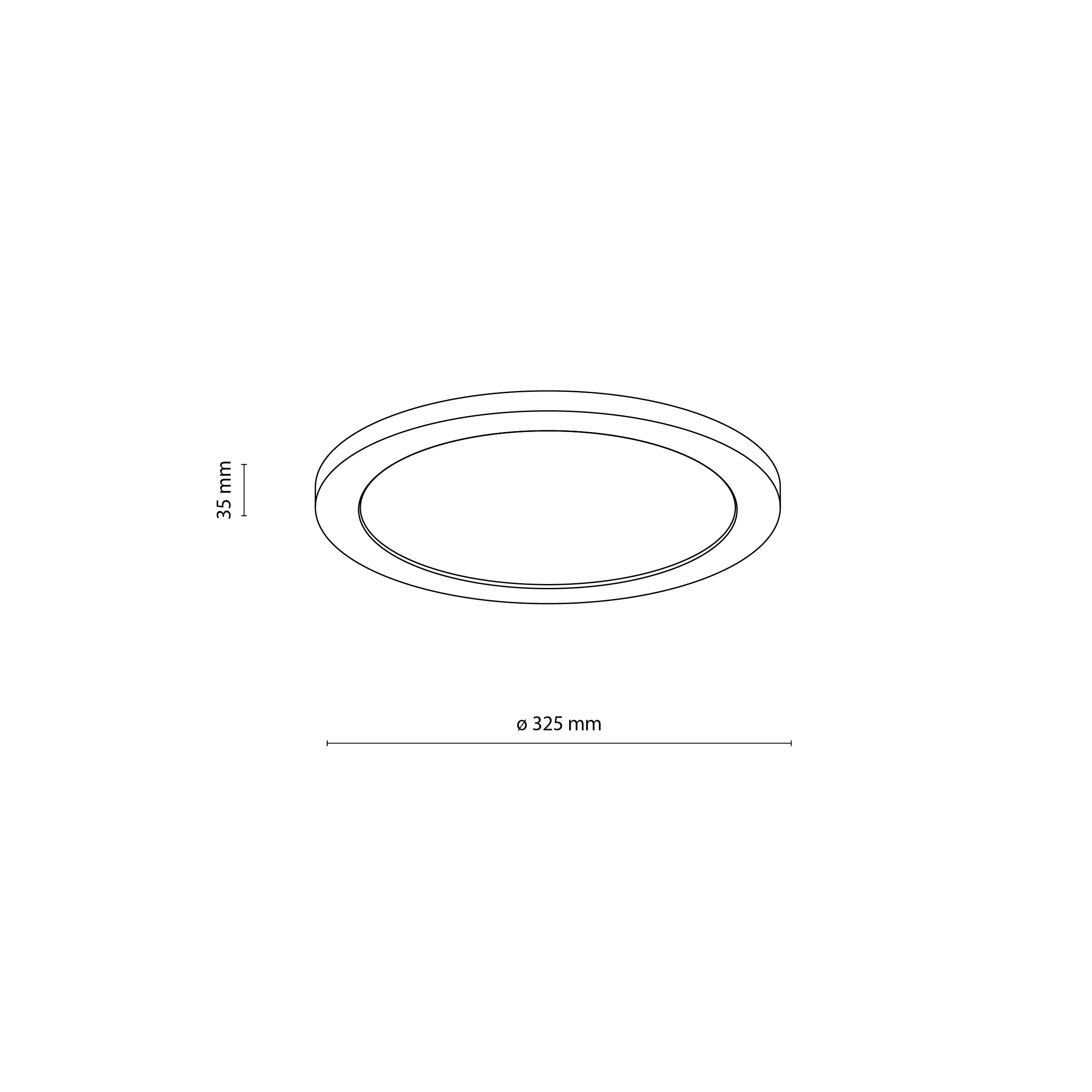 Lampa sufitowa AQUA LED 24W drewniana buk z białym kloszem okrągła 32x3cm - TK_18004