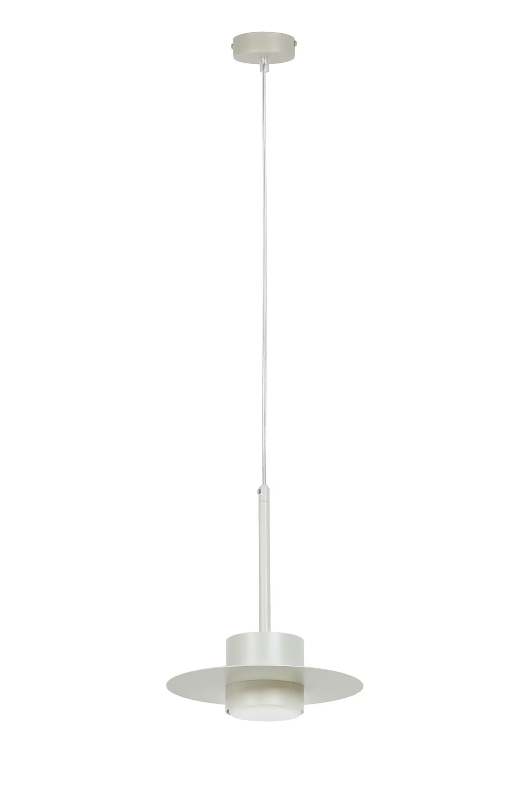 Lampa wisząca stalowa CHARLIE S szary beż