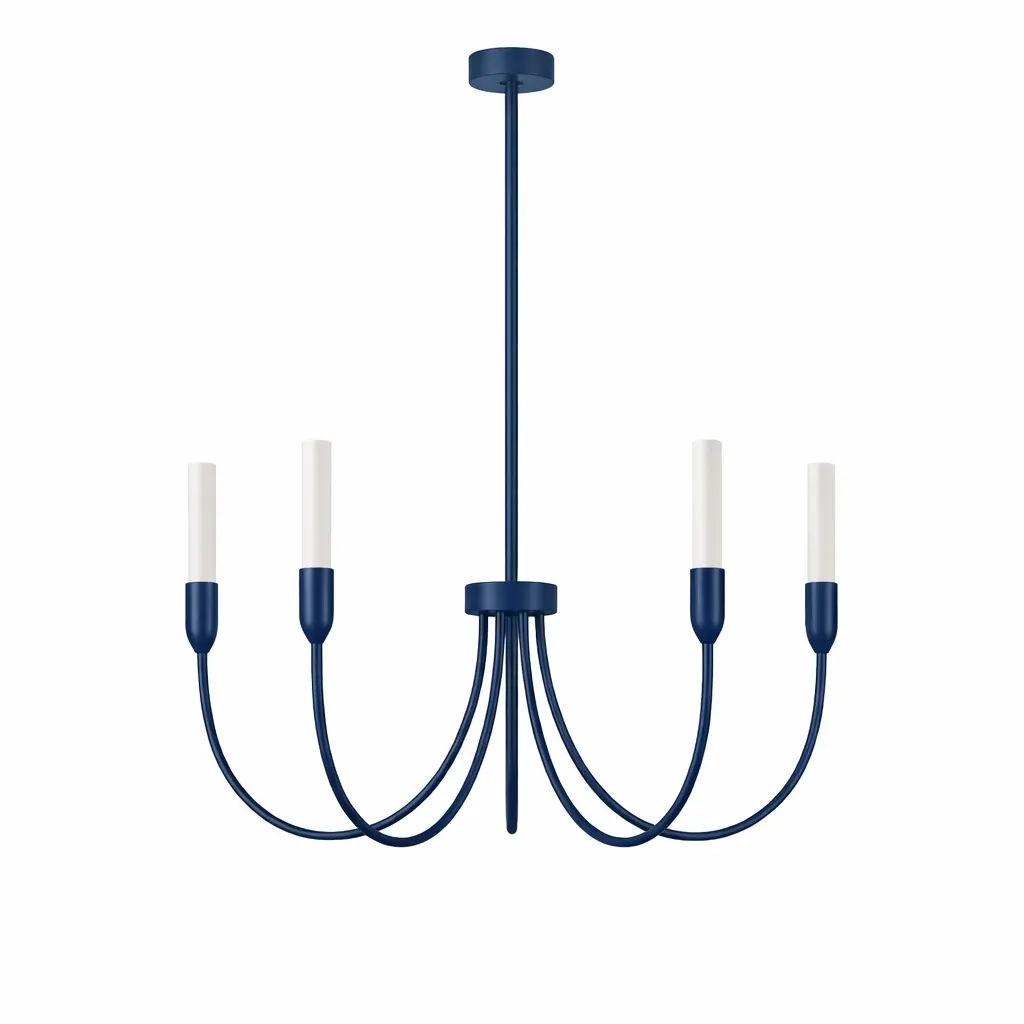 image lampa wisząca, kuchnia, niebieski kolor, żyrandol kabelkowy, designowy