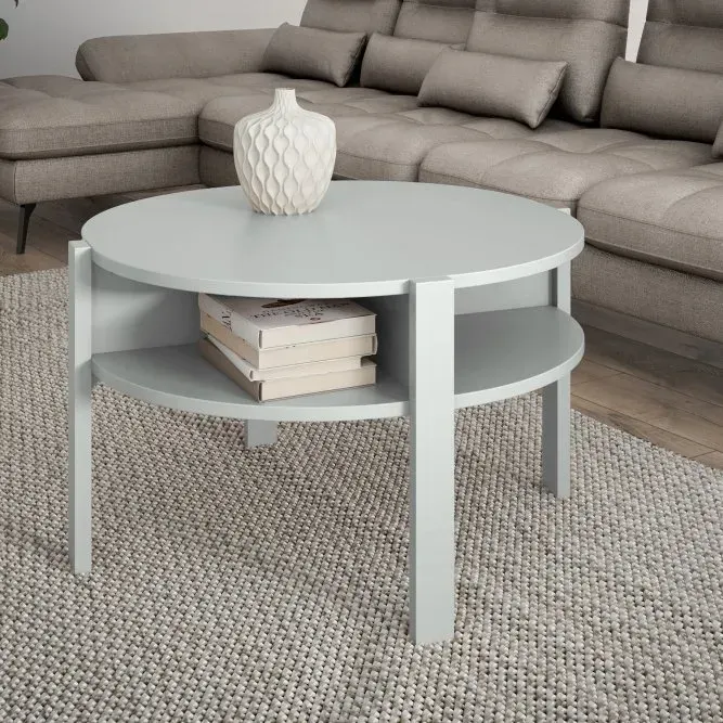Stolik kawowy okrągły CFTT5024 COFFEE TABLES 75x75 cm Secret grey - CFTT5024-U58
