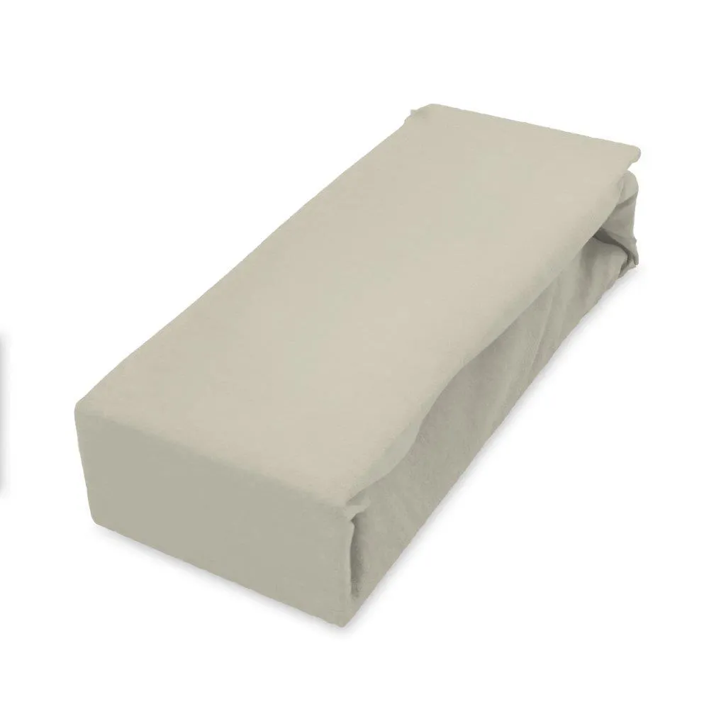 Prześcieradło z gumką SOFT 160X200+25 jersey bawełna ecru Pudełko, Meble