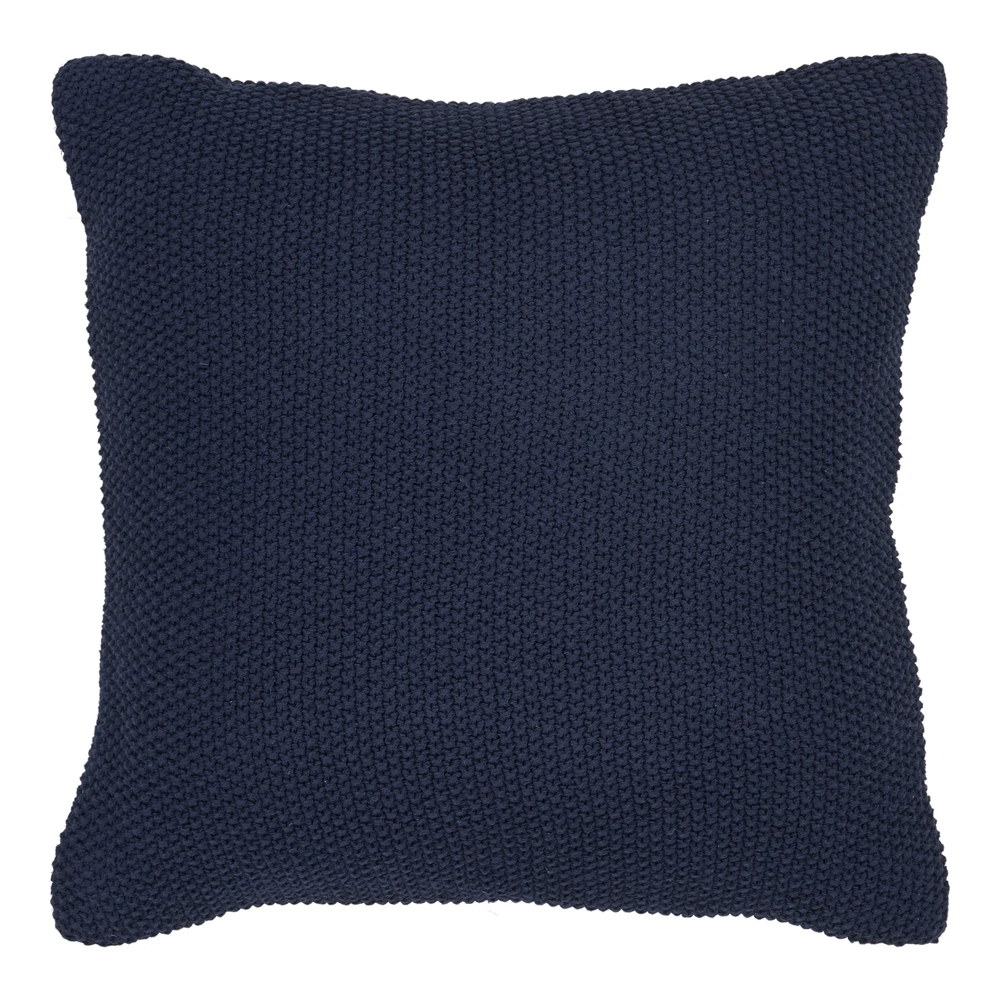 Poduszka dekoracyjna  SANTOS bawełna z recyklingu 45x45 cm granatowa