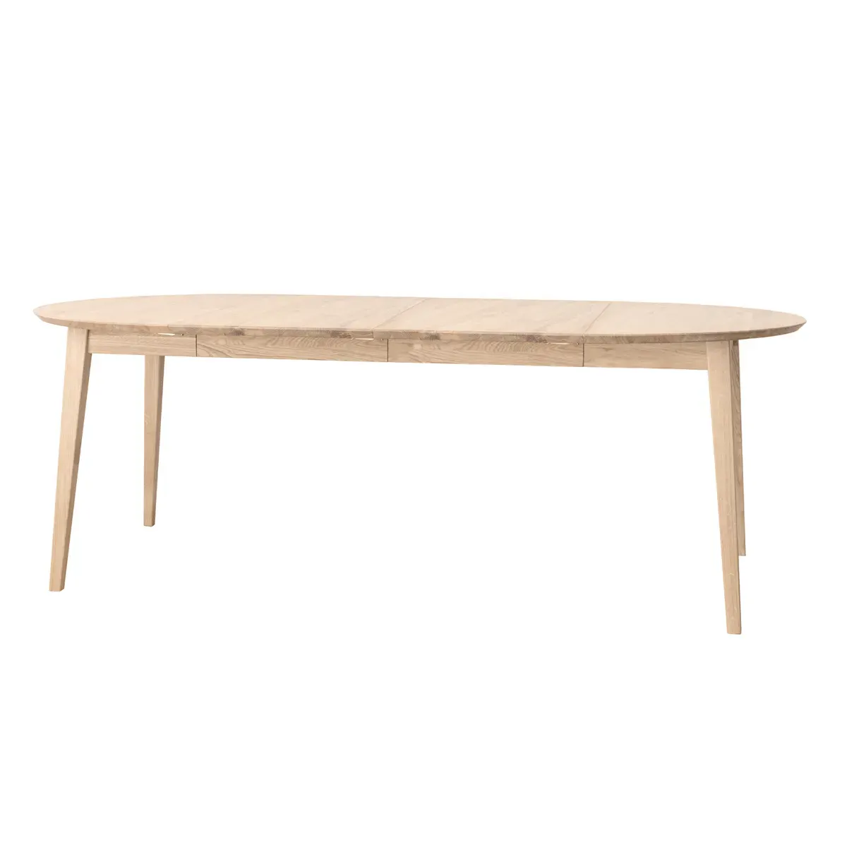 Stół rozkładany dębowy okrągły ORBETELLO 90 - 190 cm dąb bielony olejowany Stół rozkładany dębowy okrągły ORBETELLO 90 - 190 cm dąb bielony olejowany