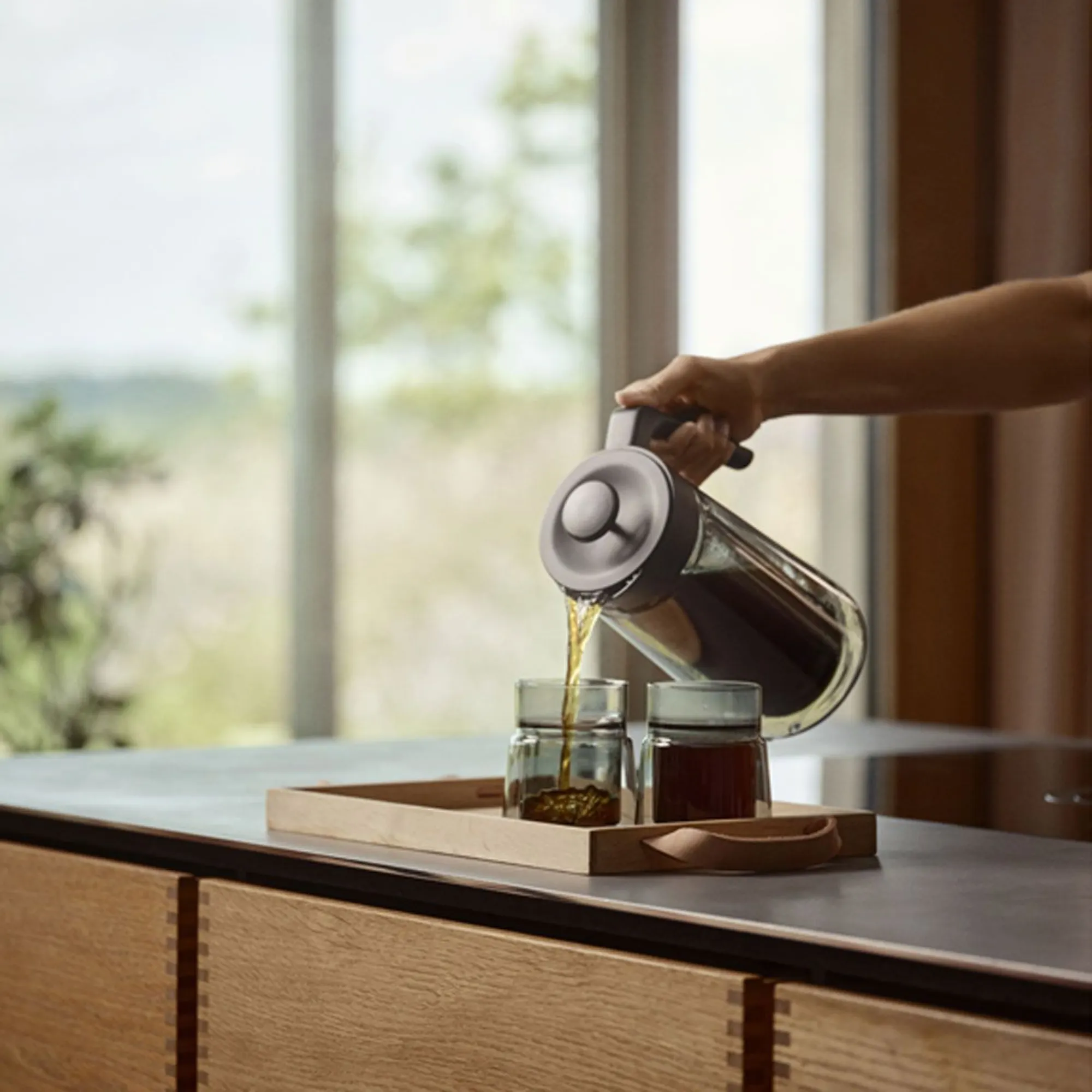 dzbanek, czajnik, kielich, naczynia, konsumpcja