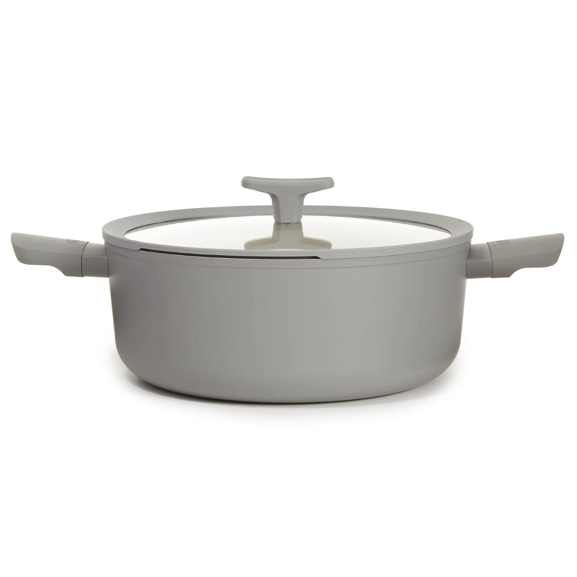 Garnek non-stick LEO z pokrywą BALANCE ECO 28 cm 6,2 L szary Garnek non-stick LEO z pokrywą BALANCE ECO 28 cm 6,2 L szary
