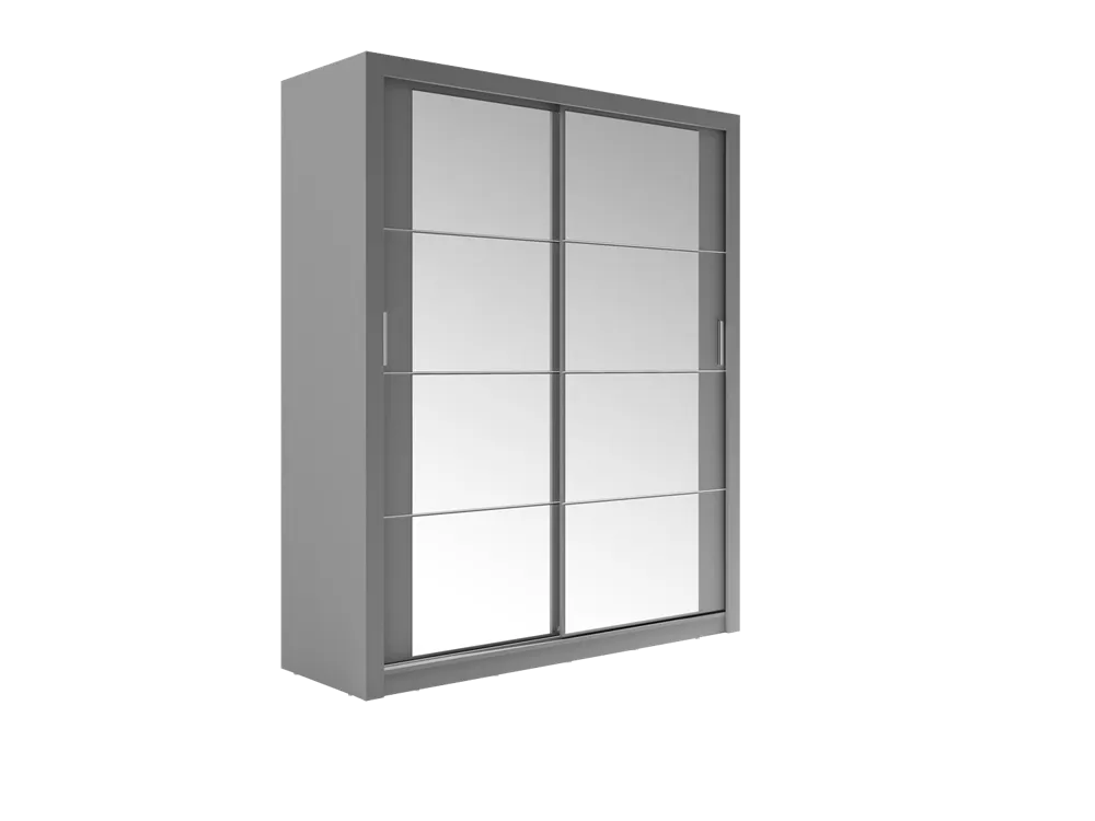 Szafa 2-drzwiowa ARTI AR-03 180cm szara - AR3S