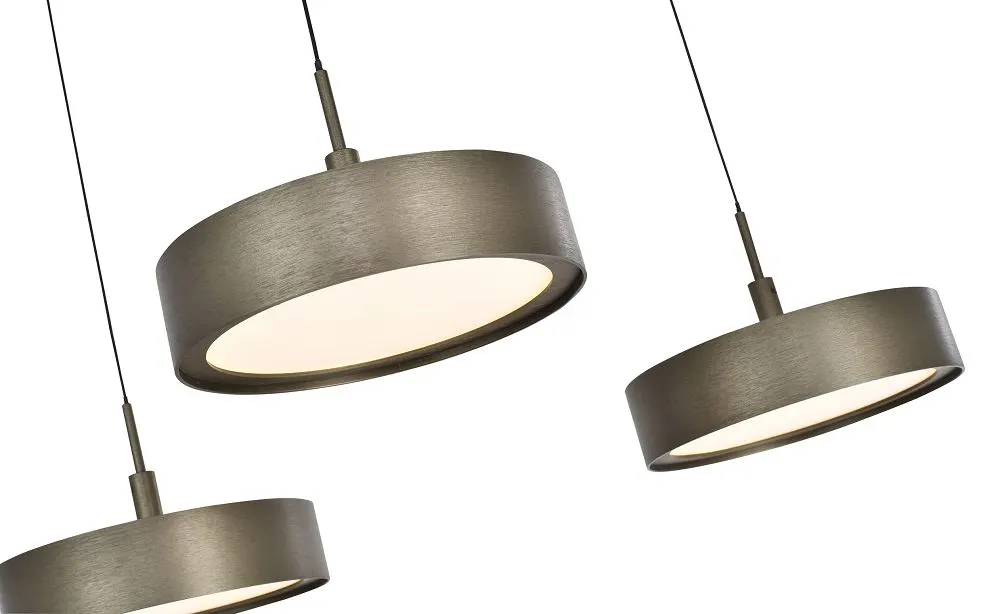 image lampa wisząca, metal, okrągła, kolor szary, zasilanie kablowe