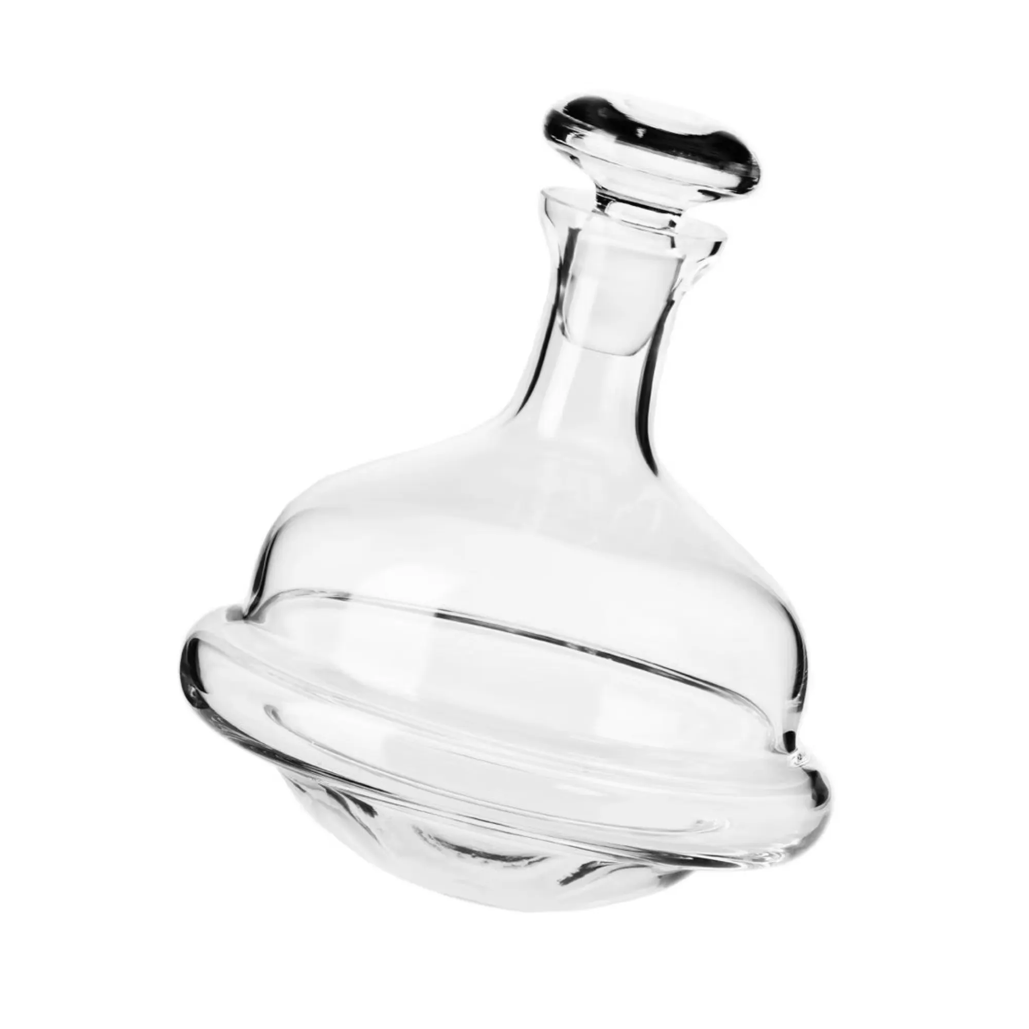 Karafka do whiskey ROLY-POLY 750 ml transparentny dzbanek, kryształ, dekoracja, szklany, zapasowy