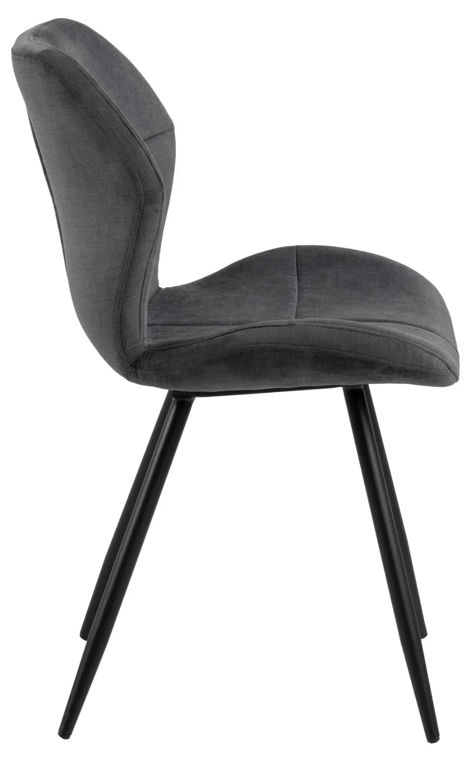 Krzesło Tozzi Antracytowy- zam. błyskawiczny, Czarny ( zestaw 2 sztuk ) - 0000092651