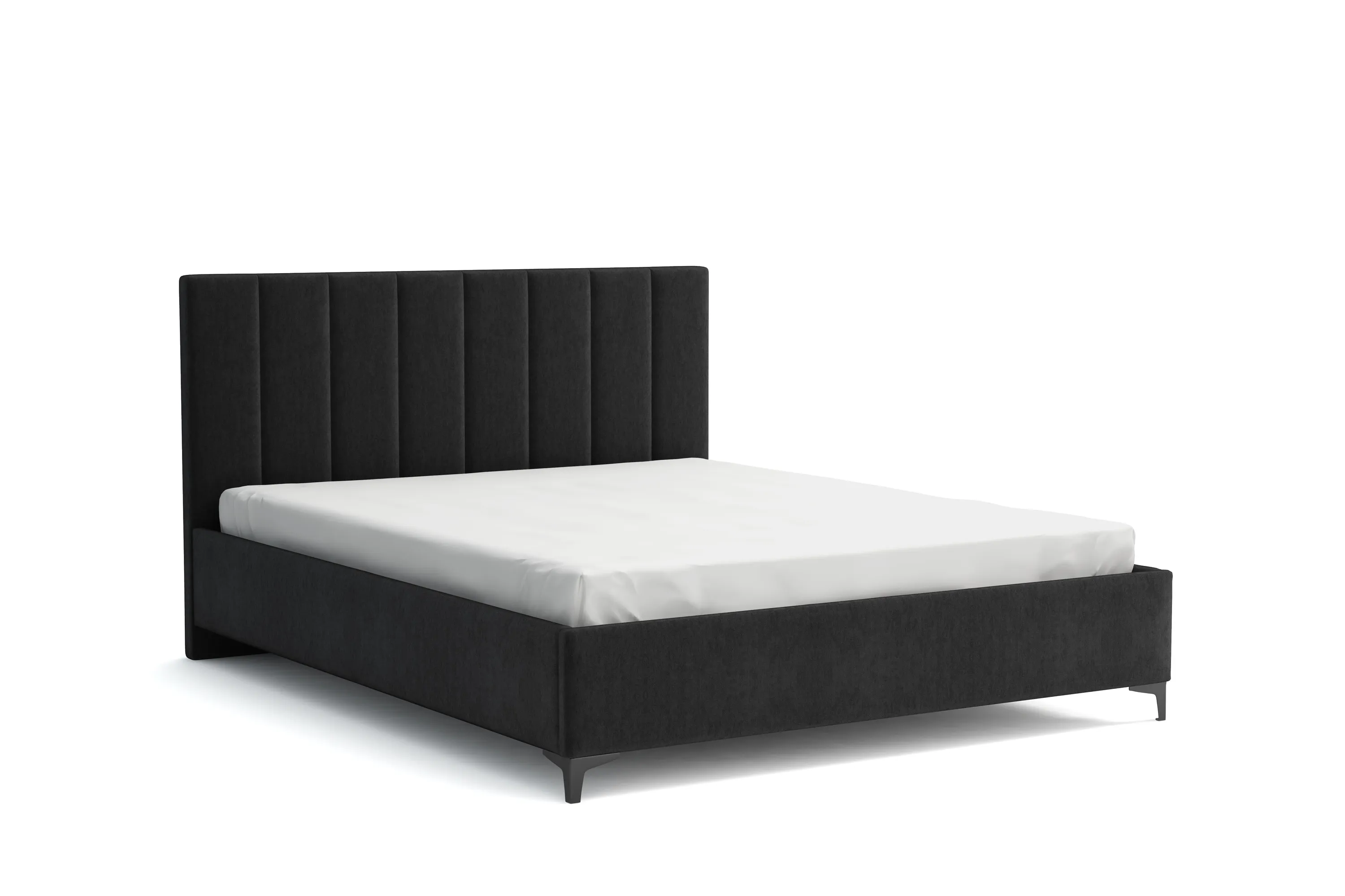 Łóżko z pojemnikiem Lahti 160x200 Kronos 22 czarne Łóżko z pojemnikiem Lahti 160x200 Kronos 22 czarne