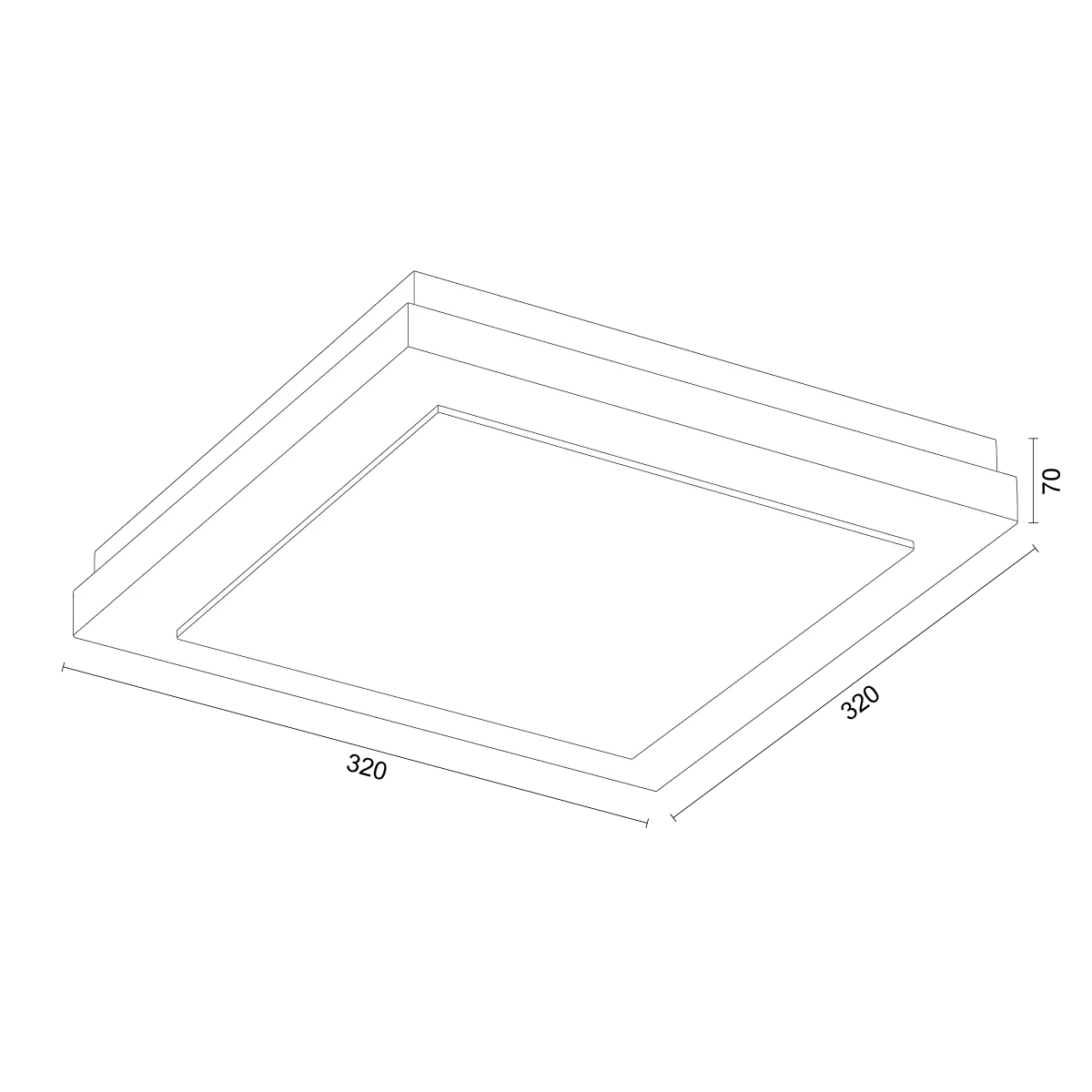lampka sufitowa wpuszczana, oświetlenie sufitowe, panel LED, kwadratowy panel, osprzęt oświetleniowy