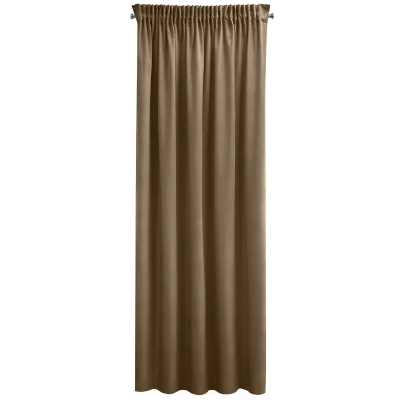 ZASŁONA GOTOWA SIBEL NA TAŚMIE 140X270 CM BRĄZOWY - EU_432177