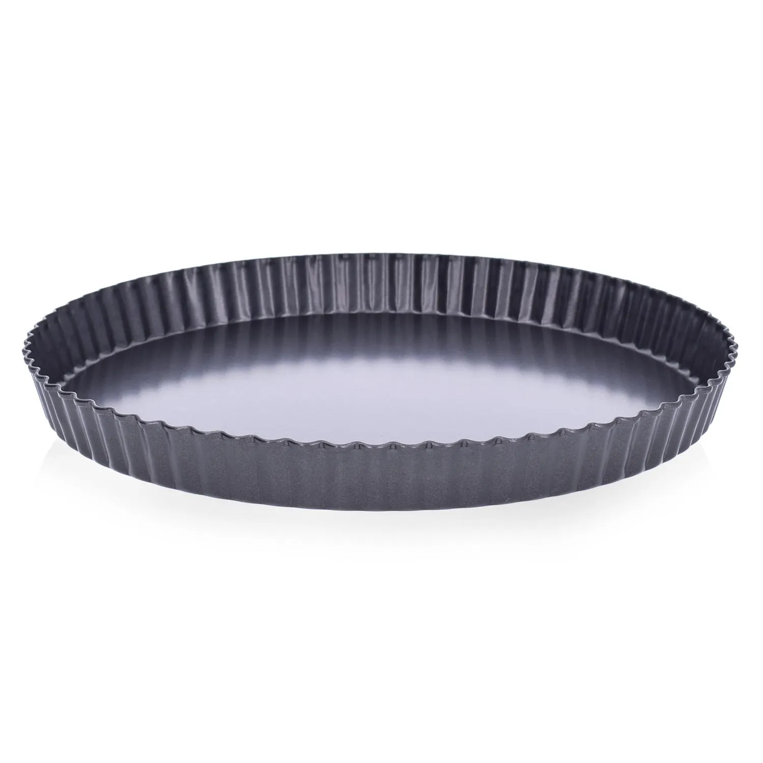image tarta, formowa, falowana, metalowa, kolor czarny