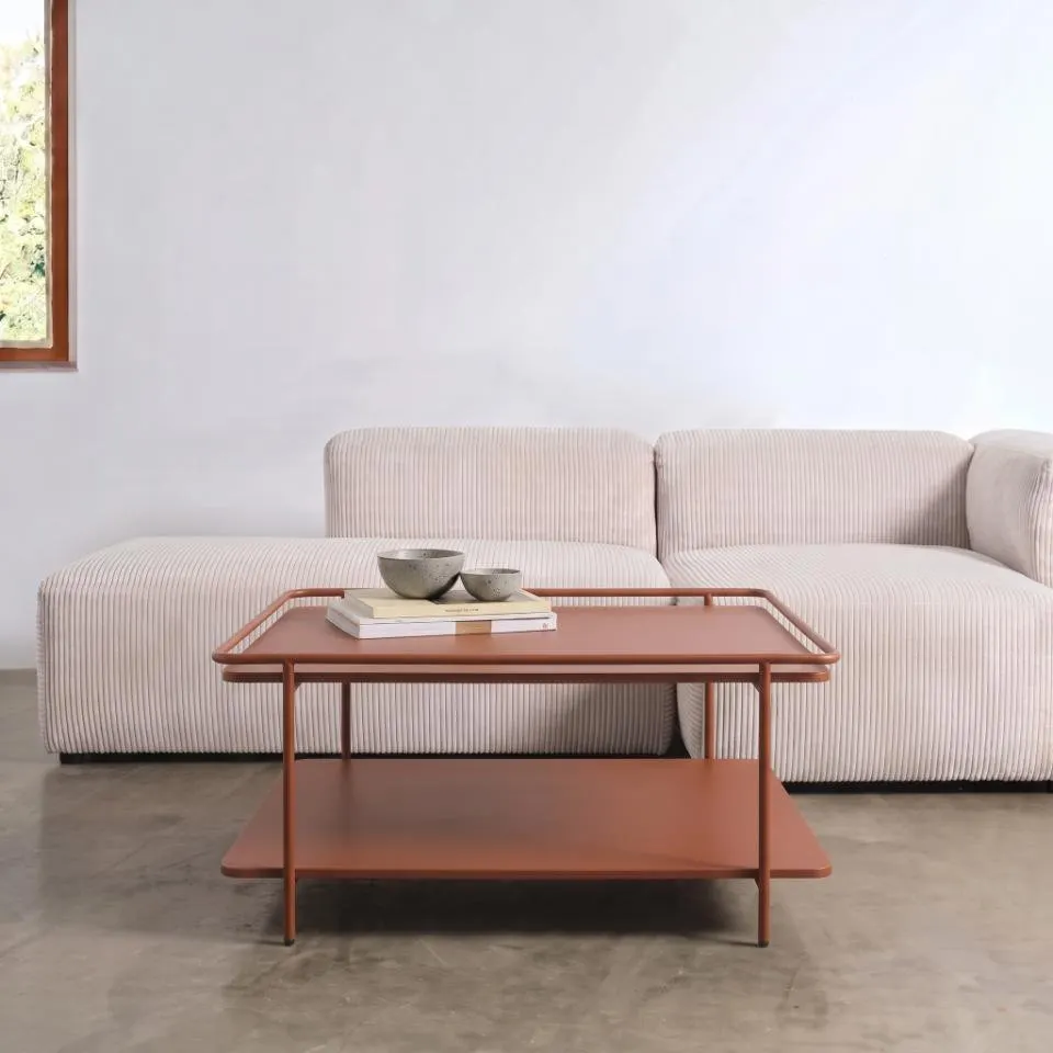 sofa, sectional, corduroy, beige, coffee_table