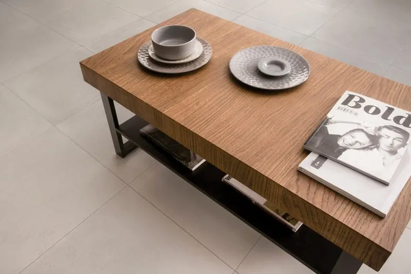 Stolik kawowy PRATTO 41 dąb rustical czarny 110x60x48cm - TH-100-1429