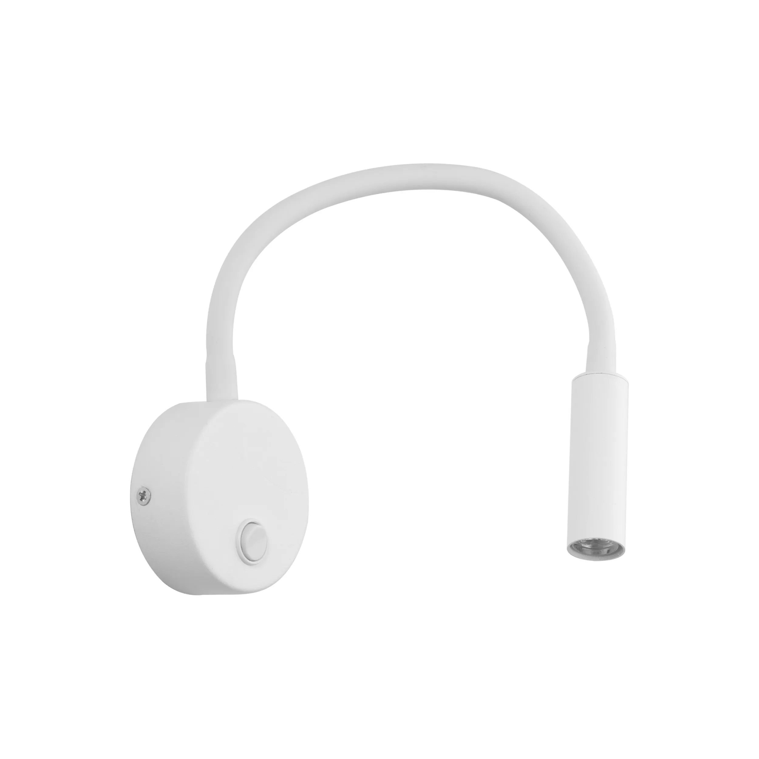 Kinkiet LAGOS biały regulowany z włącznikiem 30x27cm