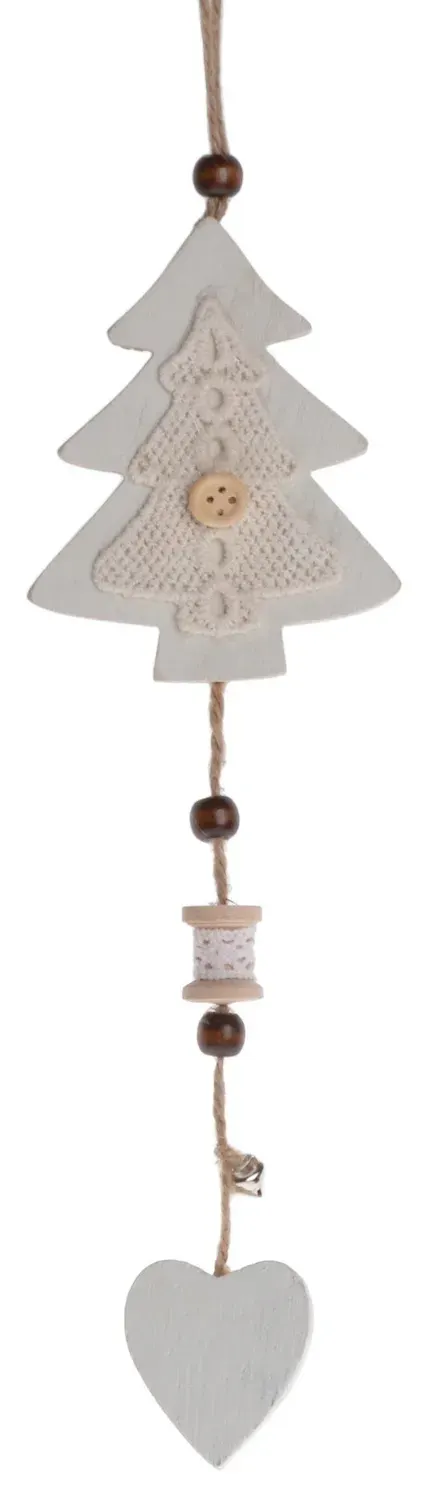 Zawieszka drewniana CHOINKA wielokolorowa Zawieszka drewniana CHOINKA wielokolorowa