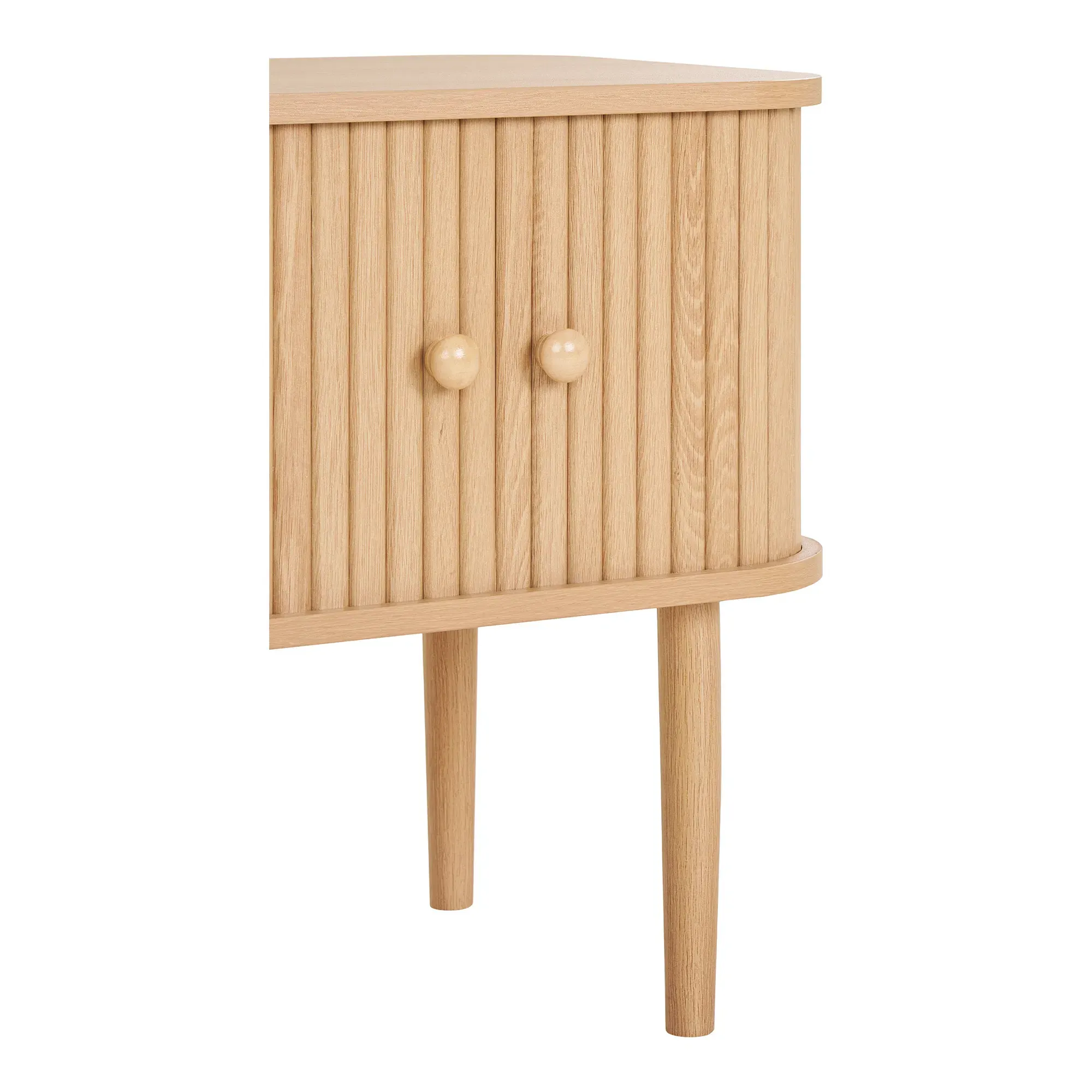 Szafka nocna NIKKO 2-drzwiowa 45x40x50 cm - naturalny