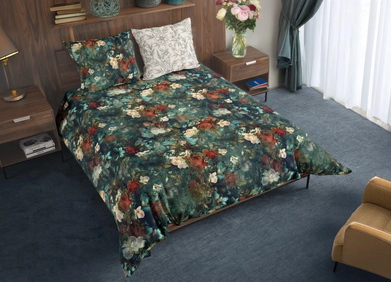 Pościel komplet NOBILE 012 160x200+2x70x80 satyna bawełaniana fotoprint wielokolorowy - FARO_31218