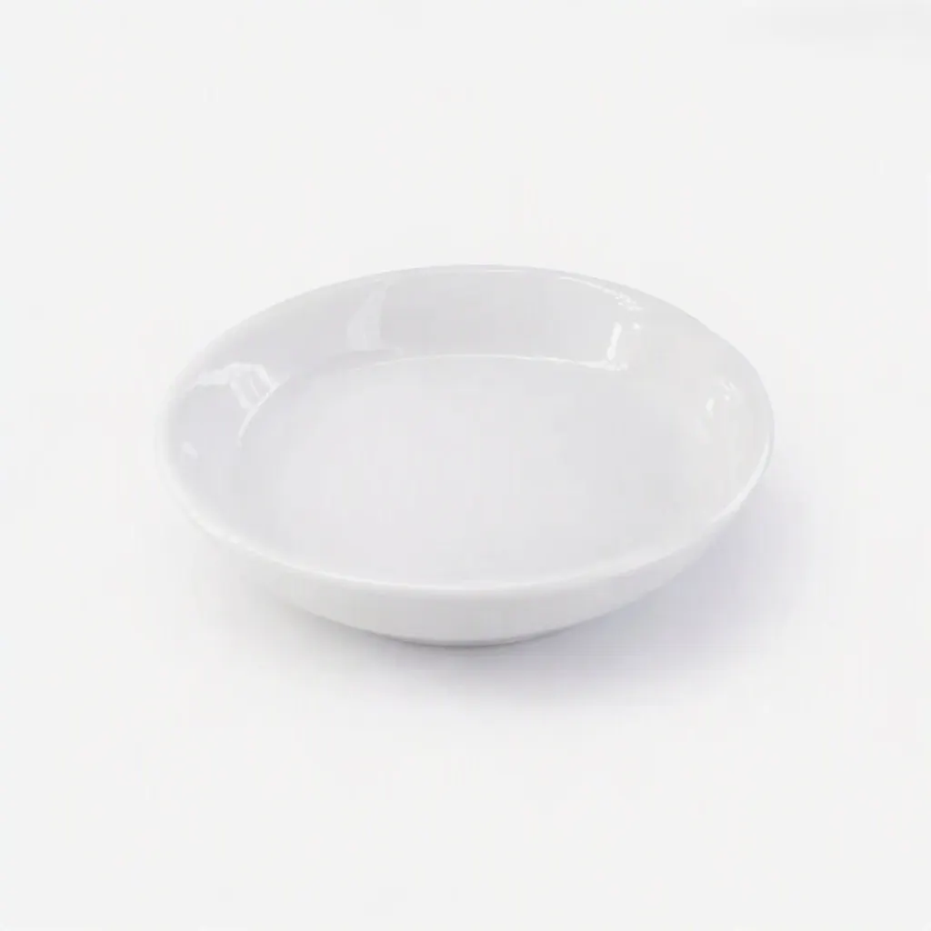 image talerz, biały, porcelanowy, okrągły, płaski