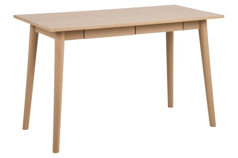 Biurko z 2 szufladami MARTE 60x120X75 fornir dębowy