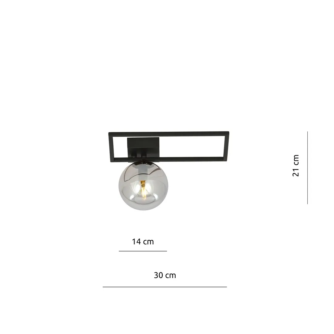 Lampa sufitowa IMAGO 1D czarny grafitowy — zdjęcie 7