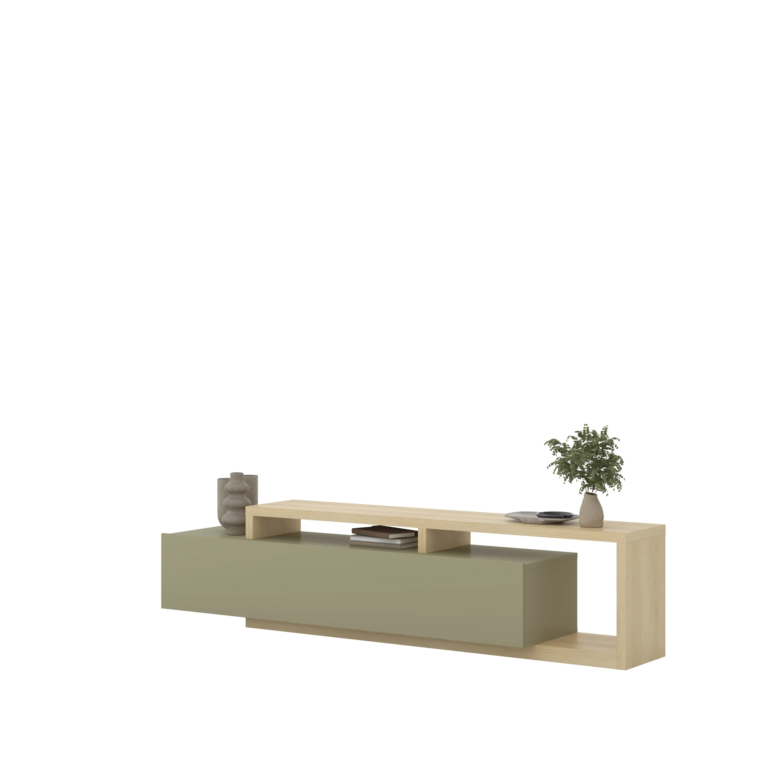 meble, regałka, szafka, półki, drewno