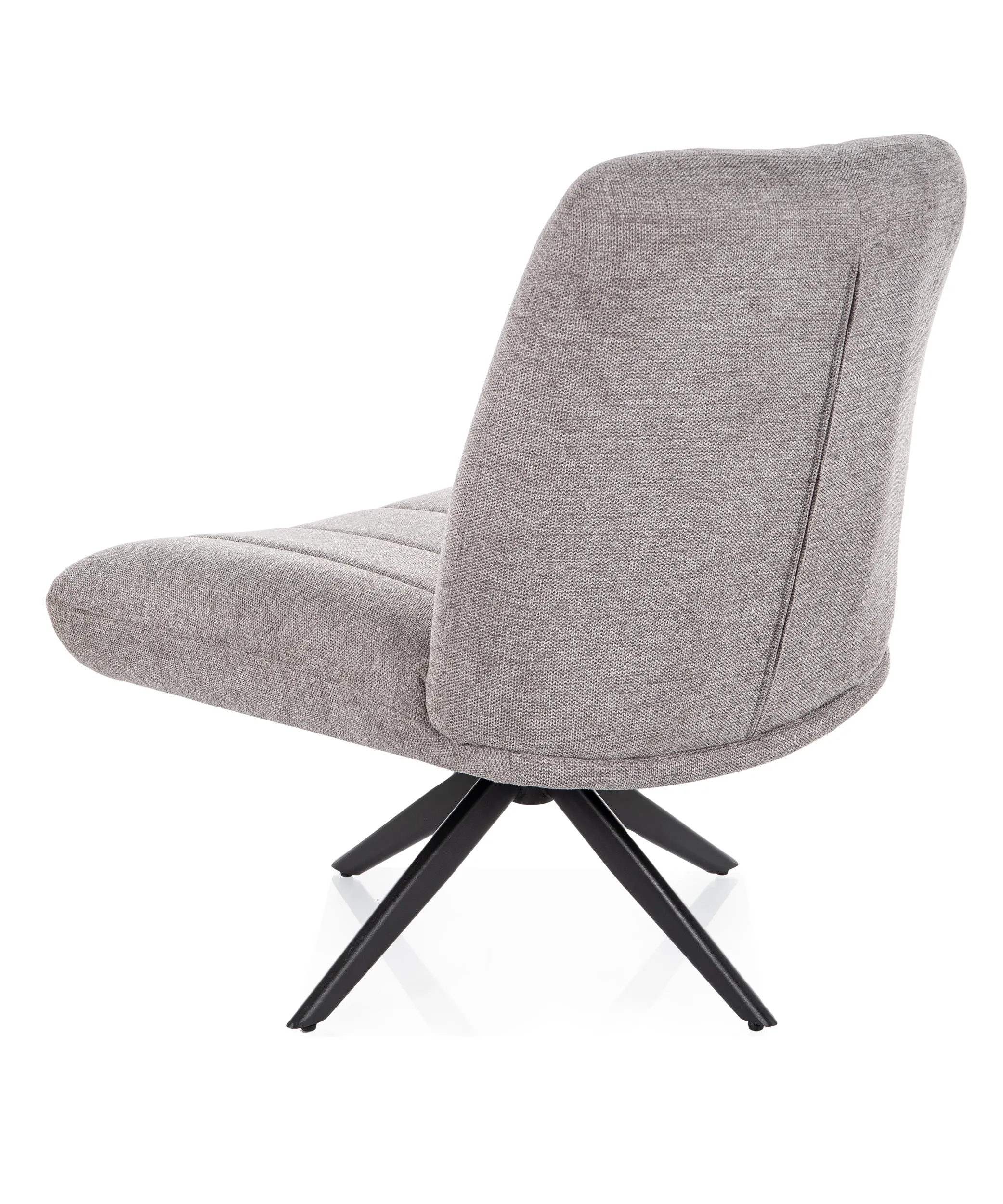 Fotel obrotowy ELENA BREGO szary/czarne nogi - ELENABRSZ07