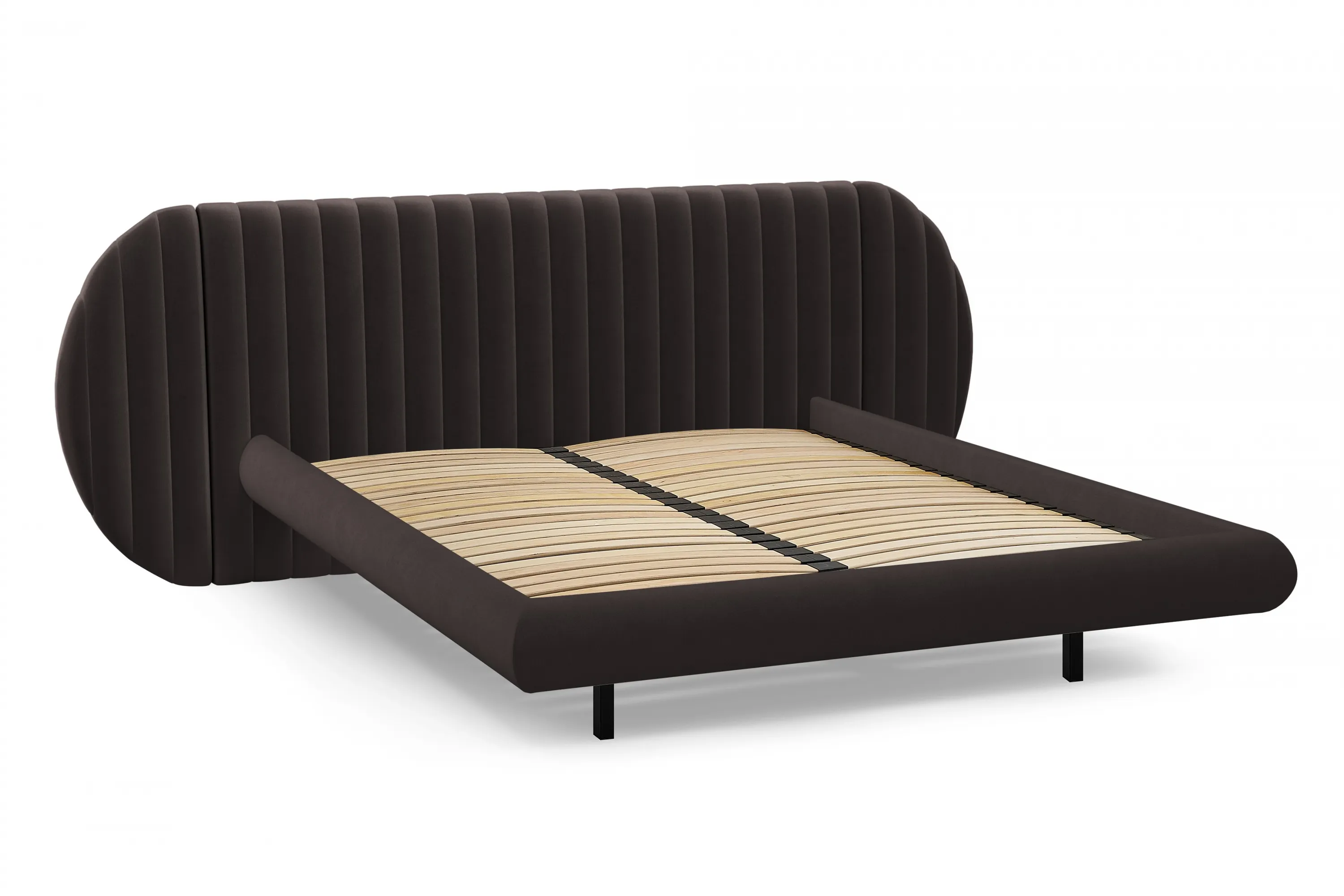 Łóżko Galin lewitujące / 180x200 / Salvador (SIC) 4 - brązowy