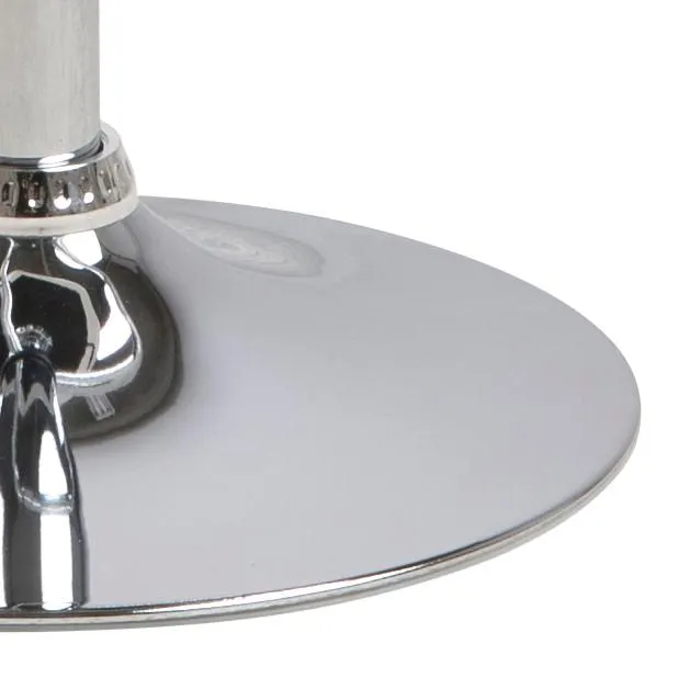 lampa, podstawa, chrom, metal, połysk