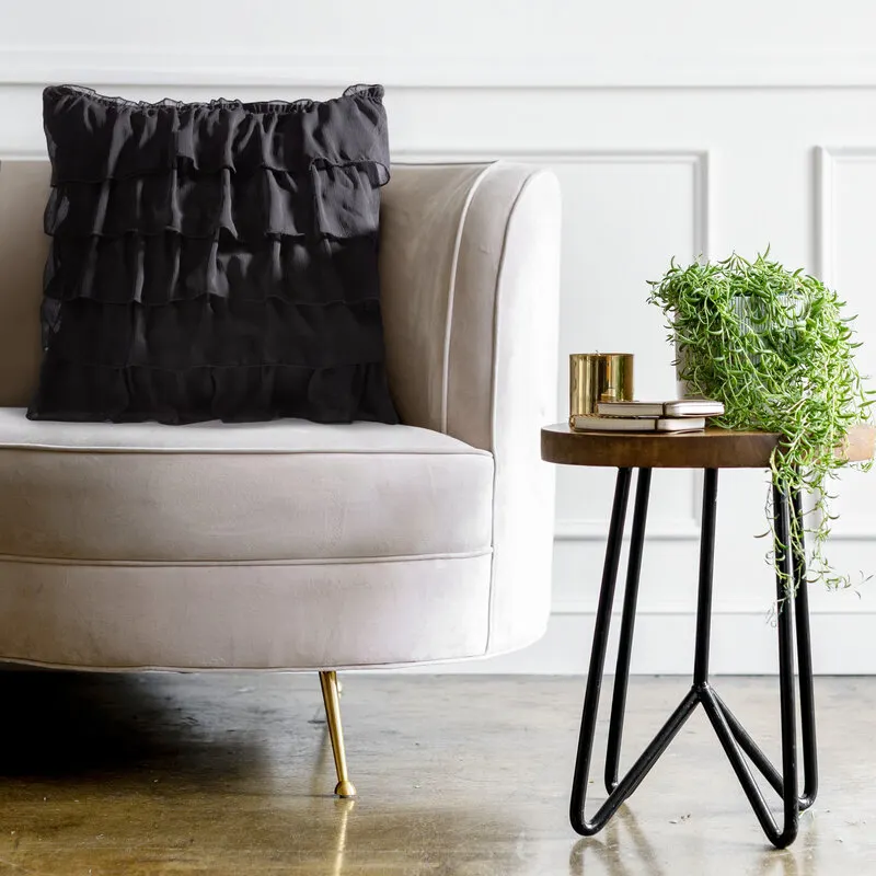 POSZEWKA DAISY 45 X 45 CM CZARNY - EU_410632