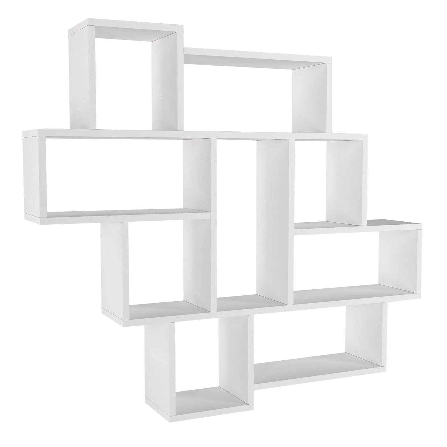 Półka ścienna z przegrodami PAROLA 115 cm biała Półka, Łóżeczko, Meble, Łóżko dziecięce