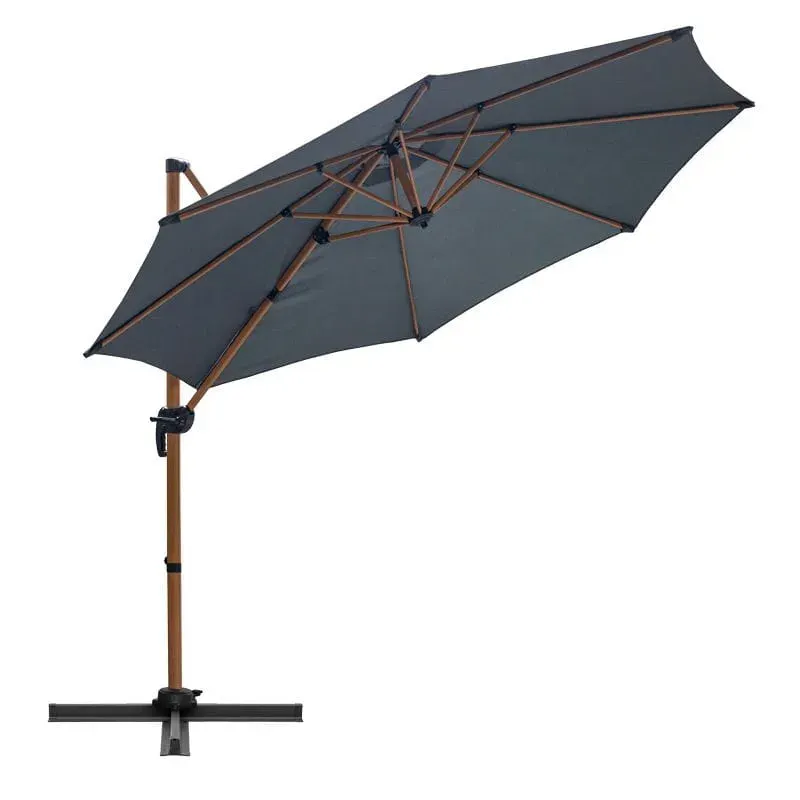 Parasol ogrodowy aluminiowy ROMA S antracyt