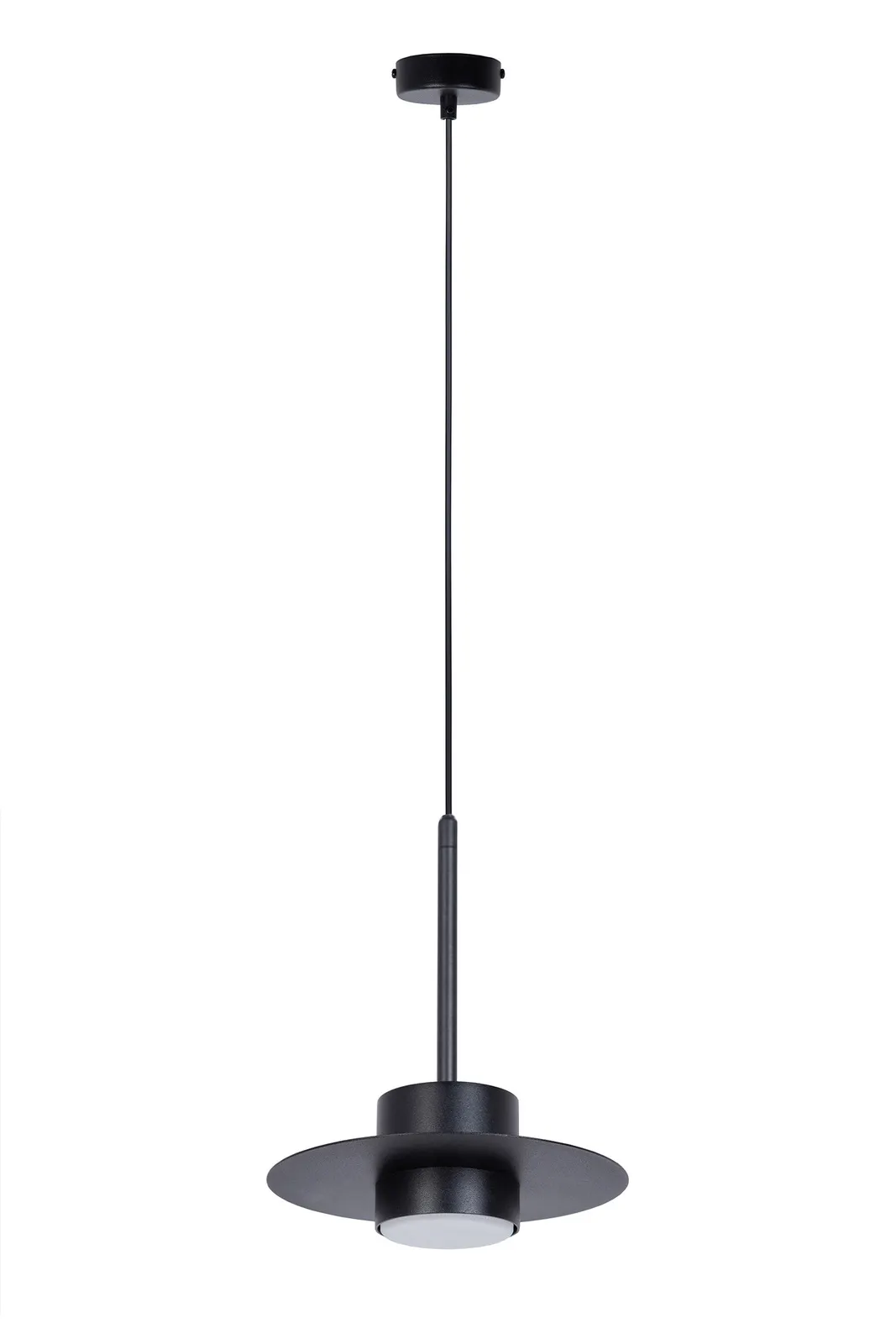 Lampa wisząca stalowa CHARLIE S czarna