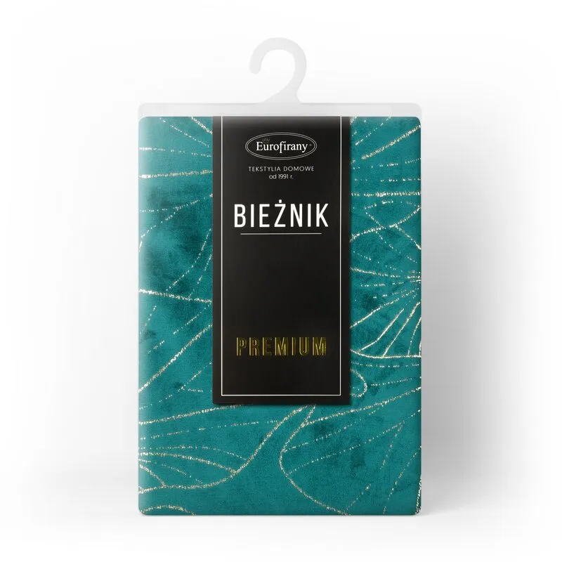 OBRUS BLINK 18 35 X 140 CM CIEMNOTURKUSOWY