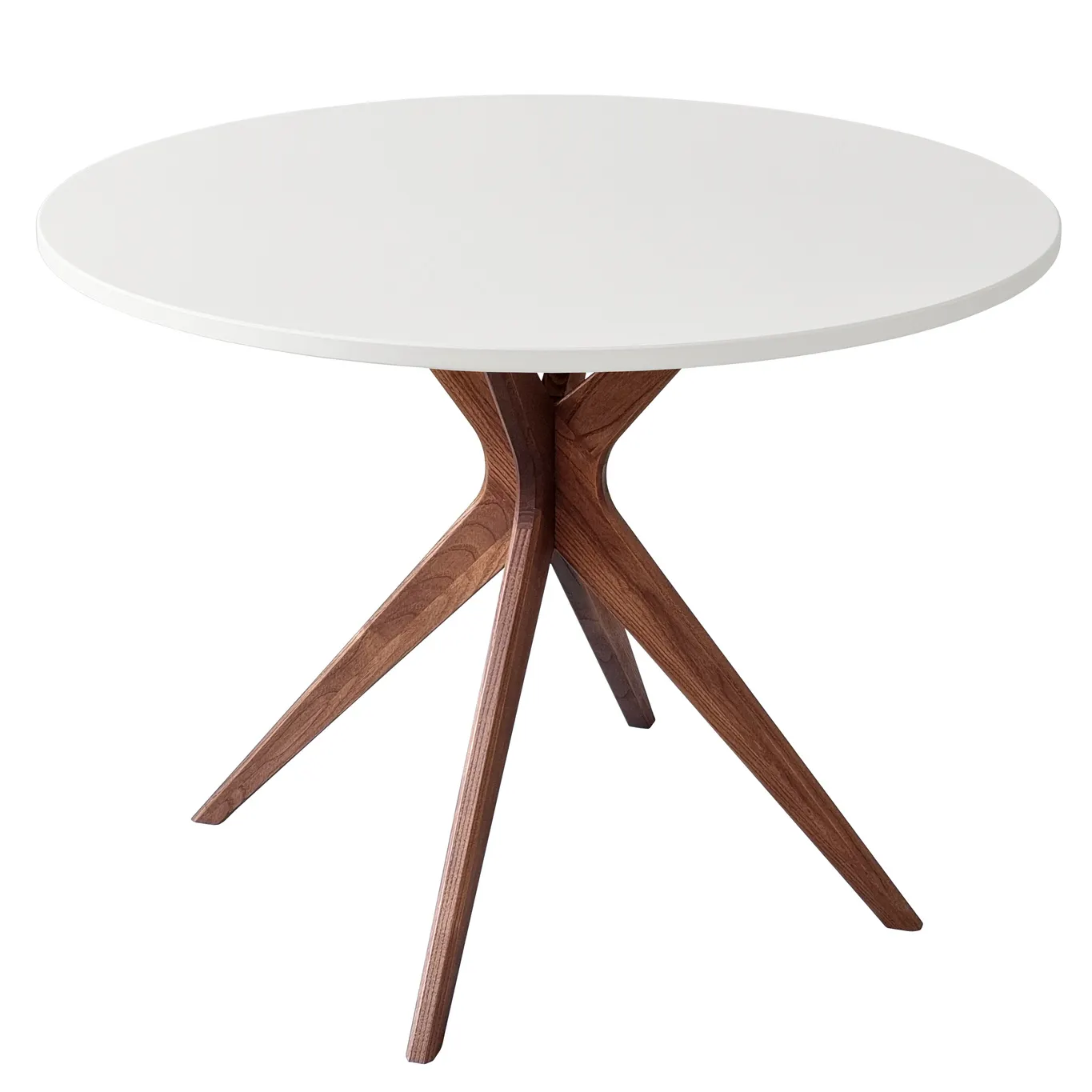 Stół okrągły JUBI BOLD 100cm biały dąb