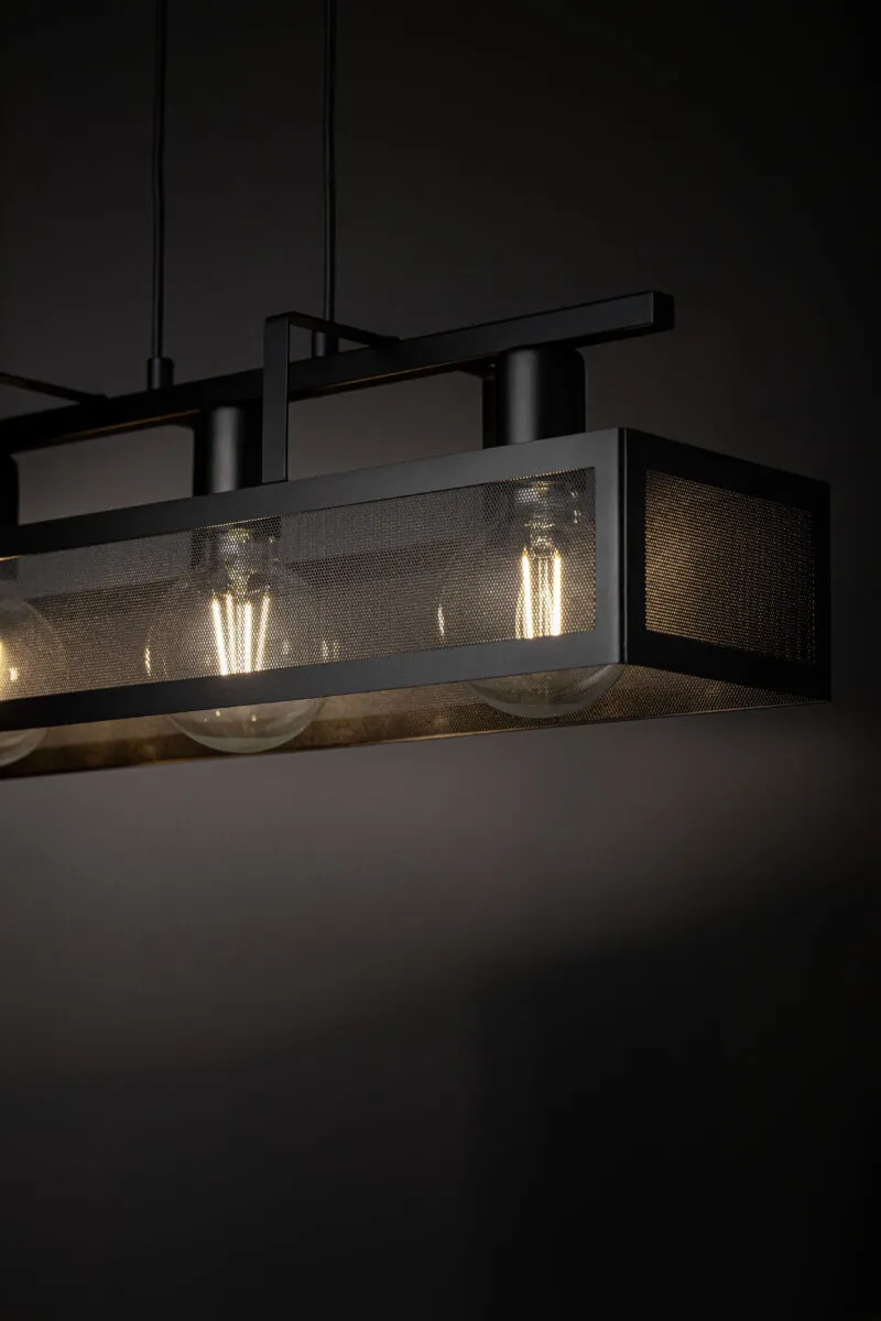 Lampa wisząca ALBERT 3 czarna - SI_32173