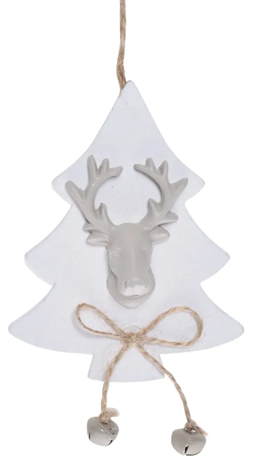 Zawieszka drewniana CHOINKA wielokolorowa