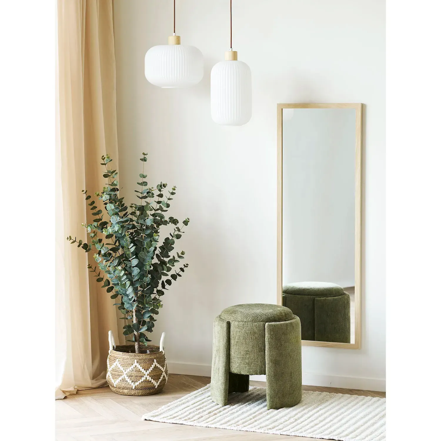 Pufa z pojemnikiem WALSDORF 42x435 zielona - 1501160