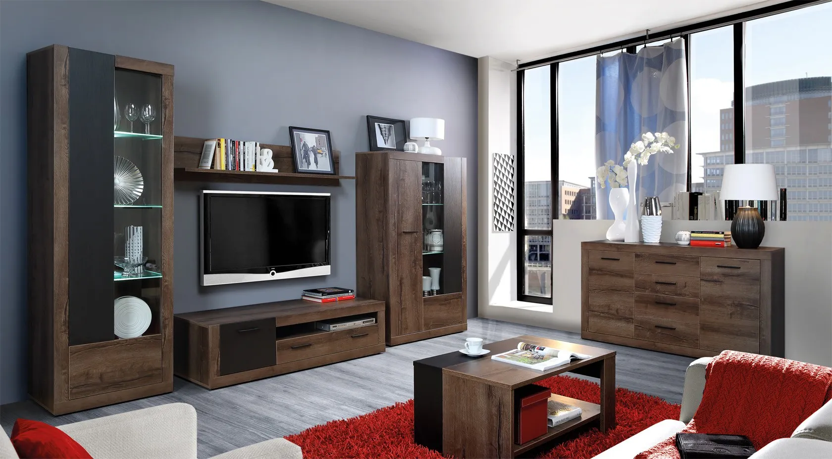 Półka wisząca TRASS 140 cm - TRAB01-D53