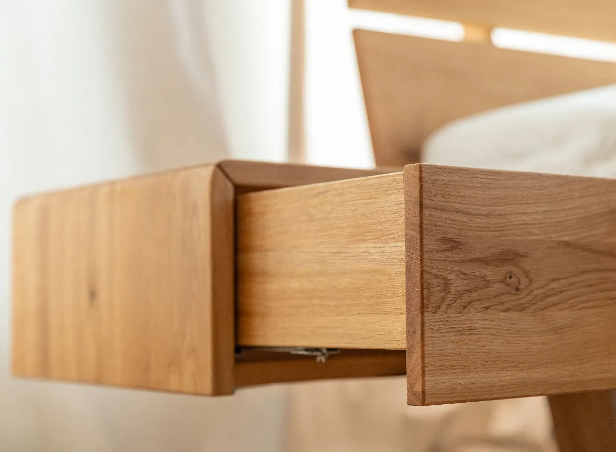 Szafka nocna dębowa wisząca z 1 szufladą TOSSA Dębowy Sen dąb olejowany - ZINAK3