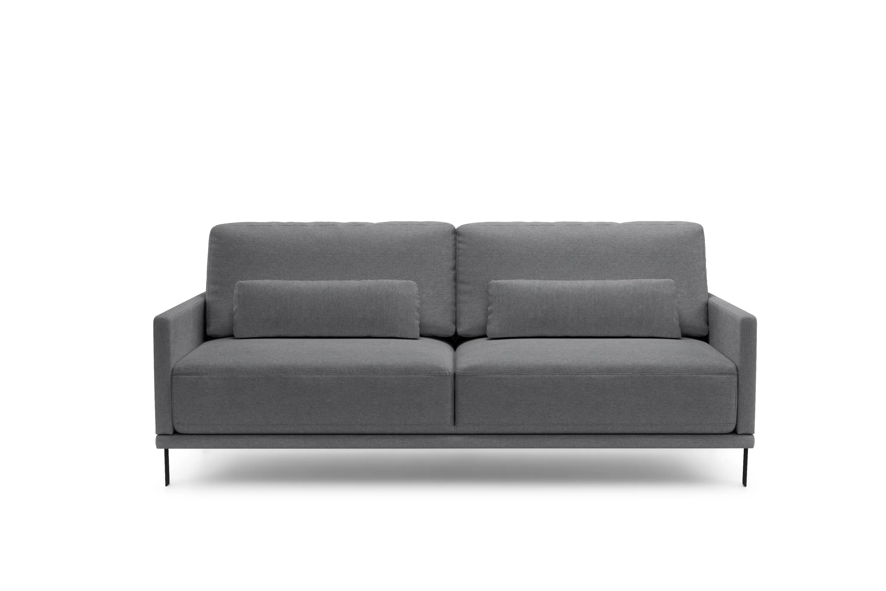 Sofa z funkcją spania MELORIA tkanina Uni 8008 szara - B_161809