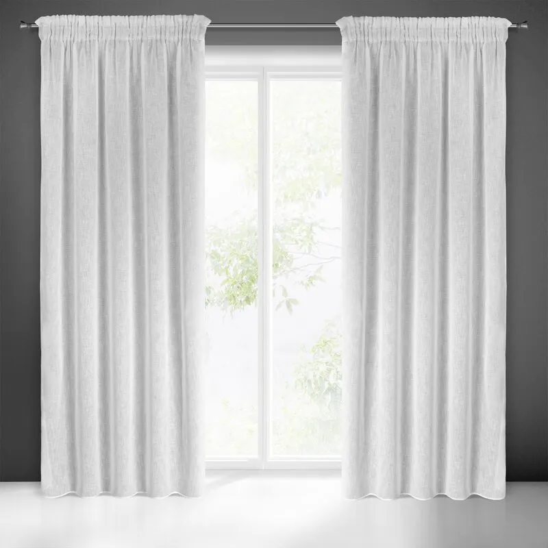 FIRANA GOTOWA ALICJA NA TAŚMIE 140X270 CM BIAŁY FIRANA GOTOWA ALICJA NA TAŚMIE 140X270 CM BIAŁY