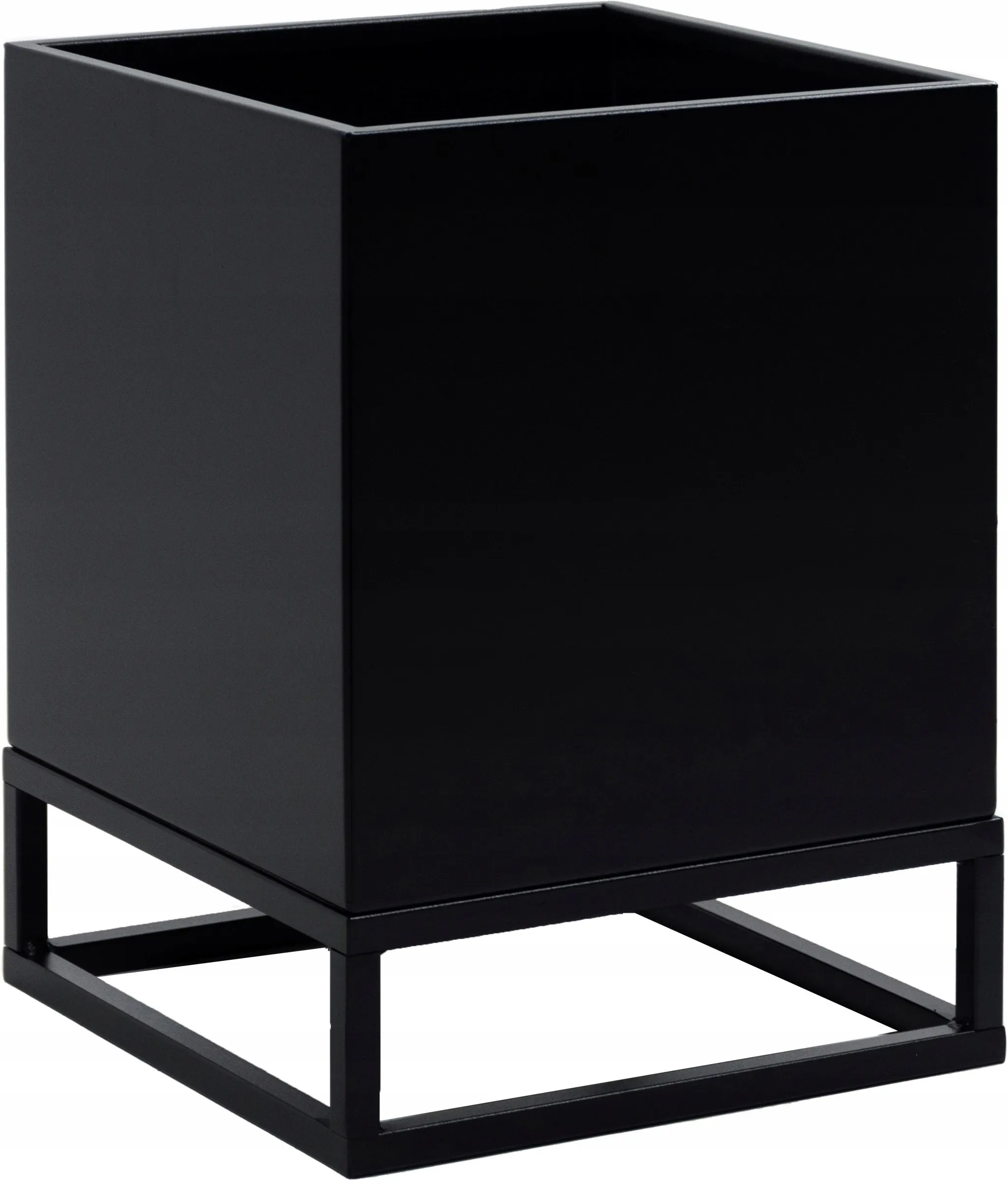 DONICZKA-osłonka na donice metalowa BORDEAUX XS czarna - LD_TZ000114