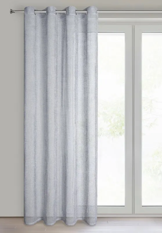 FIRANA GOTOWA NELI 140 X 250 CM SREBRNY