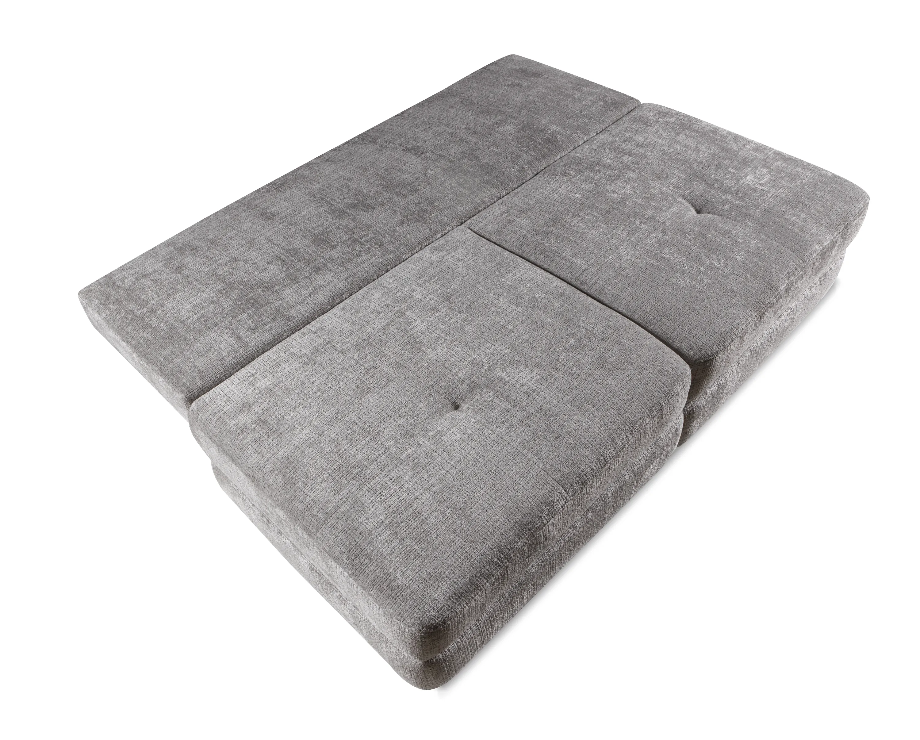 Sofa rozkładana RAMARO z powiększoną powierzchnią spania Cremona 81 - szara - RAMARO_SO_CREMONA81