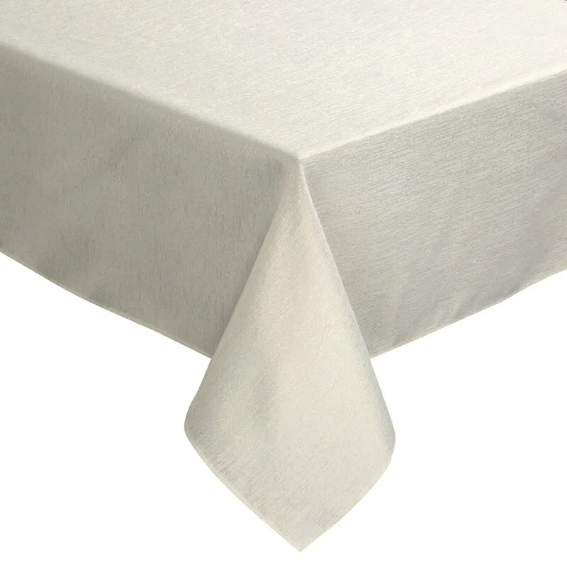 OBRUS DAGA 140 X 220 CM KREMOWY - EU_453486