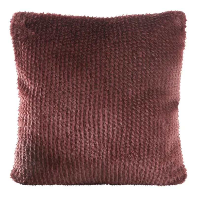 POSZEWKA FOX 45X45 CM BORDOWY Poduszka, Wystrój domu