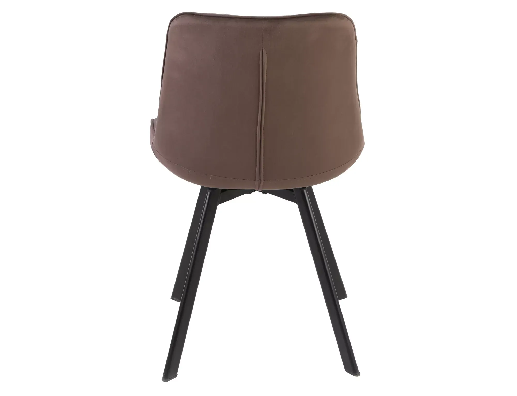 Krzesło obrotowe MONTI VELVET Bluvel 38 cappuccino czarne nogi