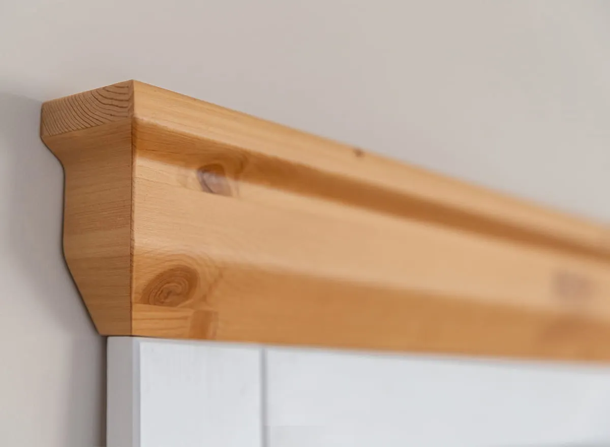 Lustro MARONE ELITE biały, złocisty 81x109 cm - PLMEL26